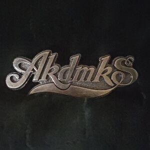 *VINTAGE AKADEMIKS- 90'S GRUNGE BELT BUCKLE*